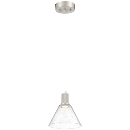 Access Lighting Port Nine Martini LED Pendant, ST/Seed - 63140LEDD-BS-SDG