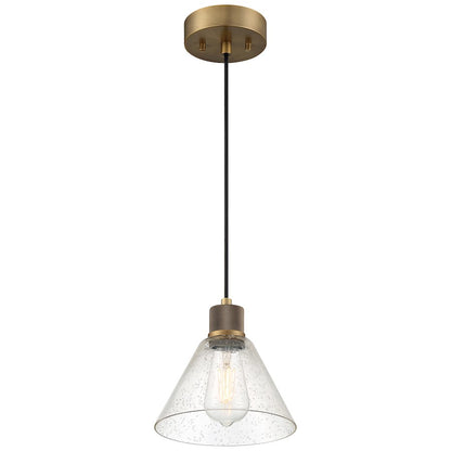 Access Lighting Port Nine Martini RLED Pendant, BS/Seed - 63140LEDDLP-ABB-SDG