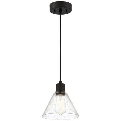 Access Lighting Port Nine Martini RLED Pendant, BK/Seed - 63140LEDDLP-MBL-SDG