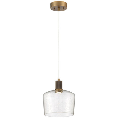 Access Lighting Port Nine Chardonnay LED Pendant, BS/Seed - 63141LEDD-ABB-SDG