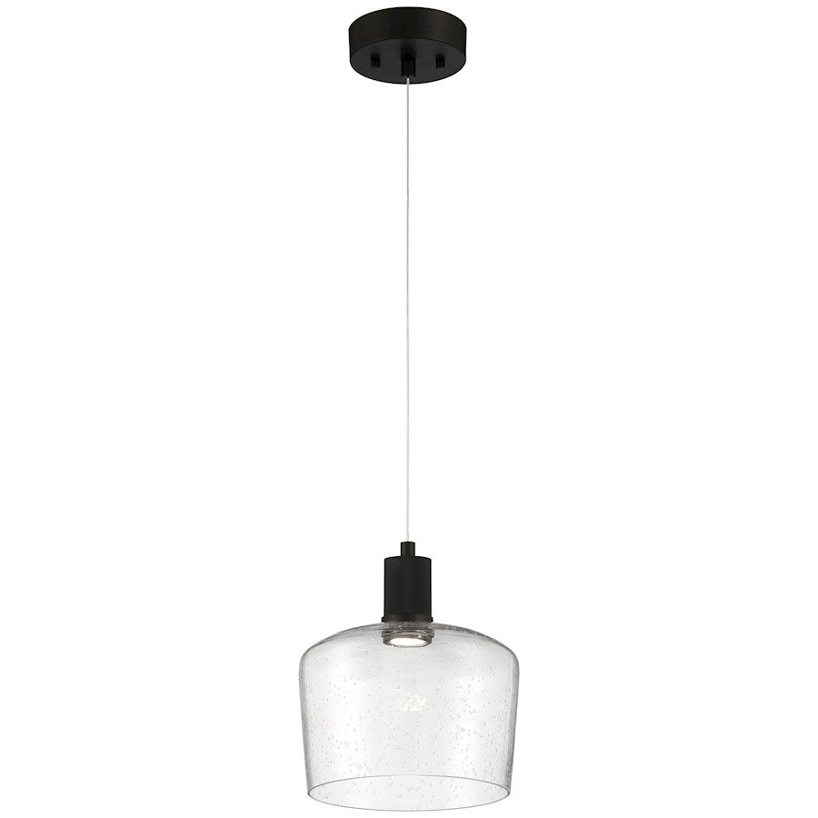 Access Lighting Port Nine Chardonnay LED Pendant, BK/Seed - 63141LEDD-MBL-SDG