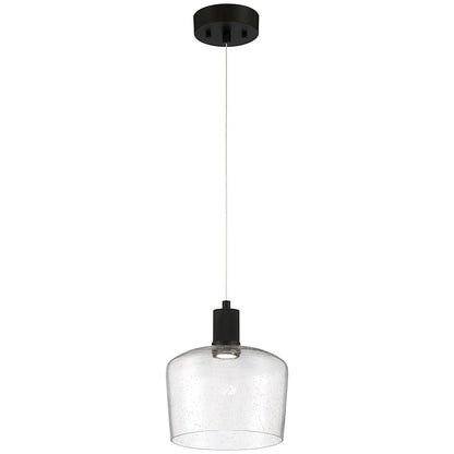 Access Lighting Port Nine Chardonnay LED Pendant, BK/Seed - 63141LEDD-MBL-SDG