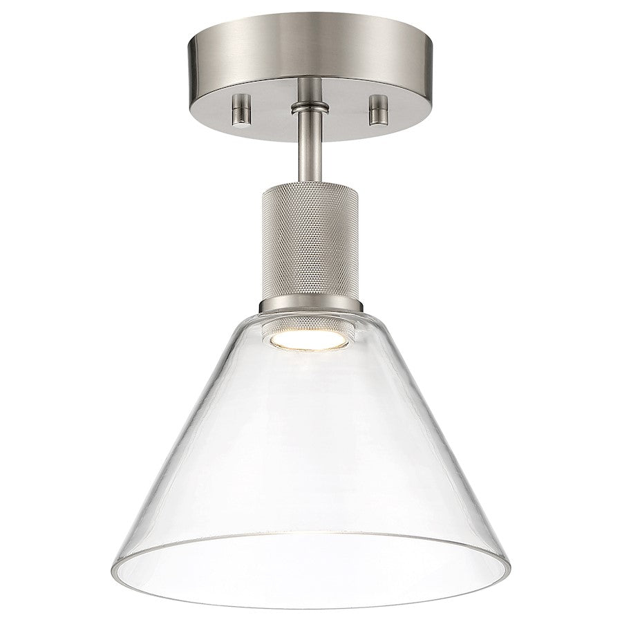 Access Lighting Port Nine 1 Light Martini LED Semi-Flush, ST - 63146LEDD-BS-CLR