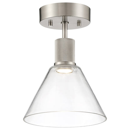 Access Lighting Port Nine 1 Light Martini LED Semi-Flush, ST - 63146LEDD-BS-CLR