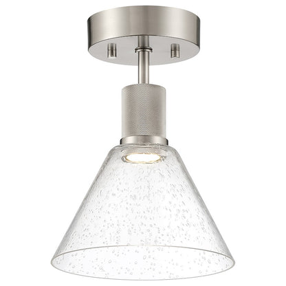 Access Lighting Port Nine Martini LED Semi-Flush, ST/Seed - 63146LEDD-BS-SDG