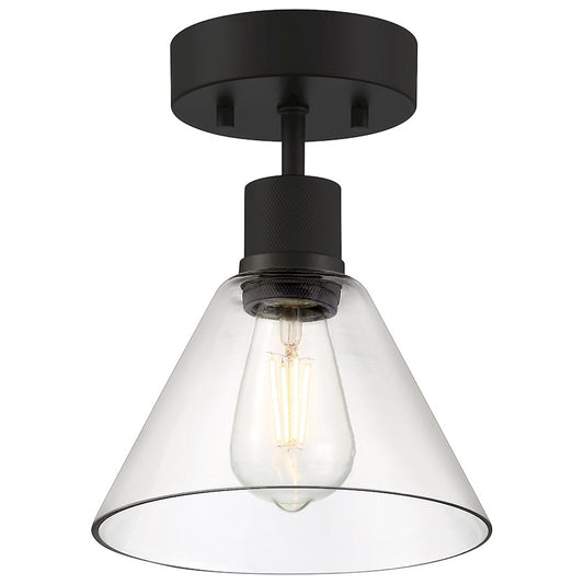 Access Lighting Port Nine Martini RLED Semi-Flush, BK - 63146LEDDLP-MBL-CLR