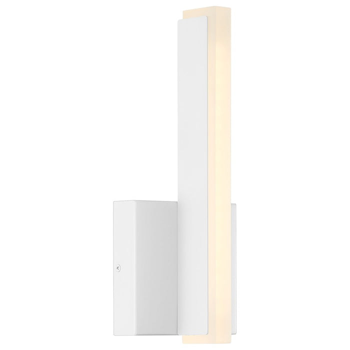 Access Lighting Illume 1 Light LED Wall Sconce, White/Clear - 63161LEDD-MWH-ACR