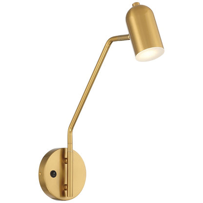 Access Lighting Aalto 1 Light LED Reading Light, Brass - 72016LEDD-ABB