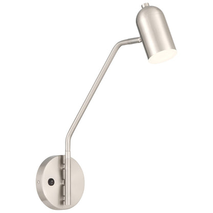 Access Lighting Aalto 1 Light LED Reading Light, Brushed Steel - 72016LEDD-BS