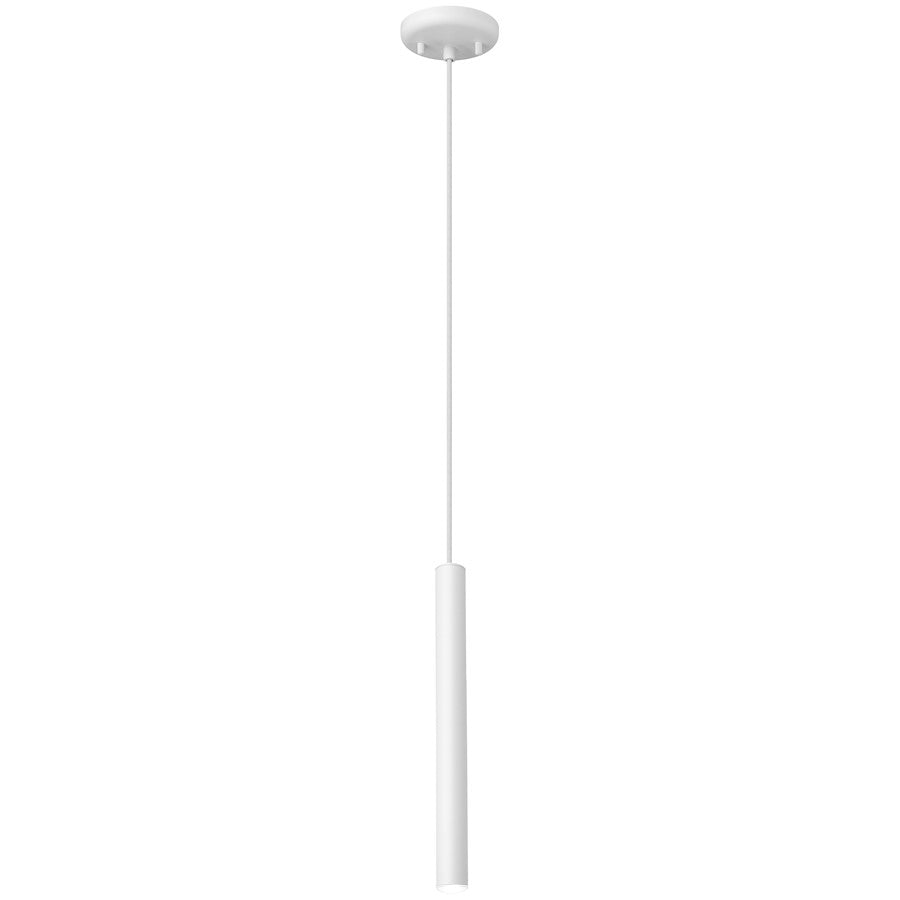 Access Lighting Pipeline 1 Light LED Pendant, White/White - 72022LEDD-MWH-ACR