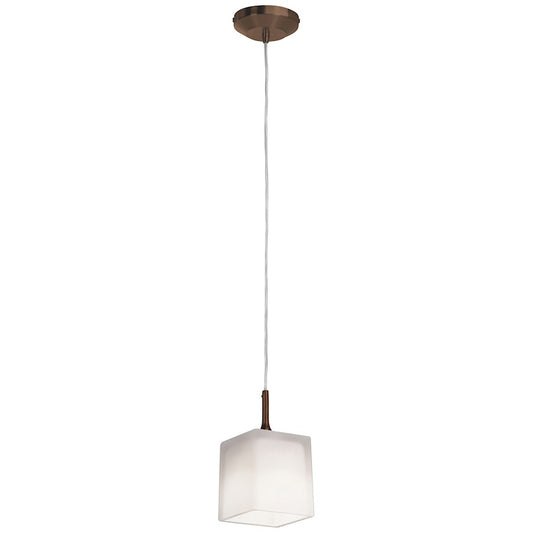 Access Lighting Delta 1 Light Pendant, Bronze, Halogen/Frosted - 97948-BRZ-FST