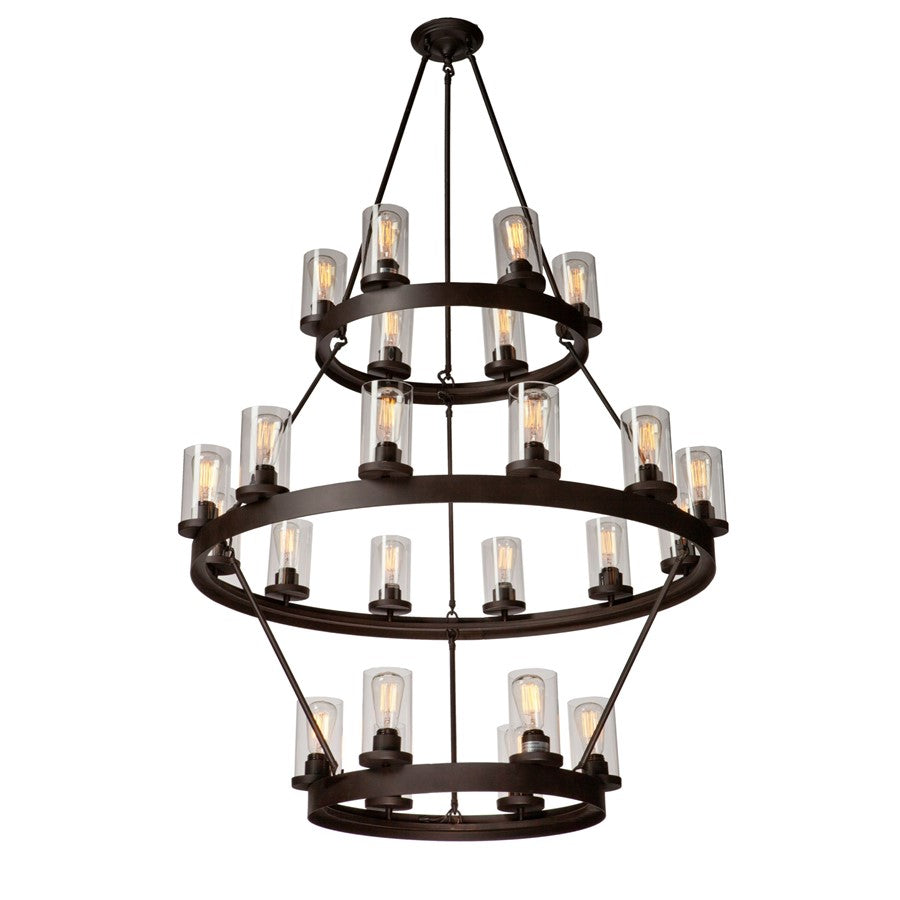 Melno Park Chandelier, Dark Chocolate