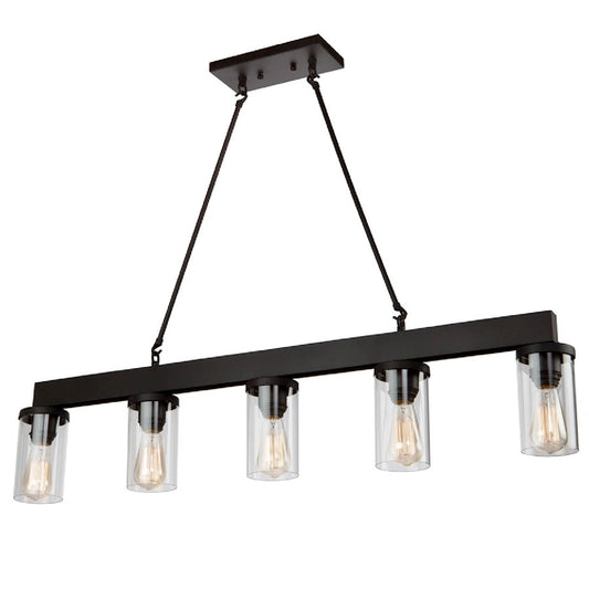 Artcraft Menlo Park 5 Light 9" Island Light, Oil Rubbed Bronze - AC10008