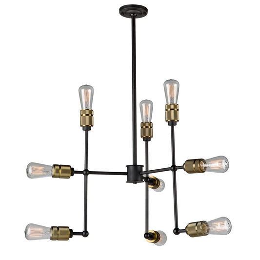 Artcraft Jersey Hall Light, Vintage Brass