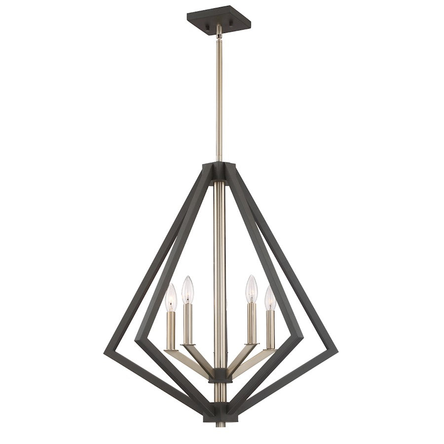 Artcraft Breezy Point 5 Light 27" Chandelier, Bronze - AC10685BZ