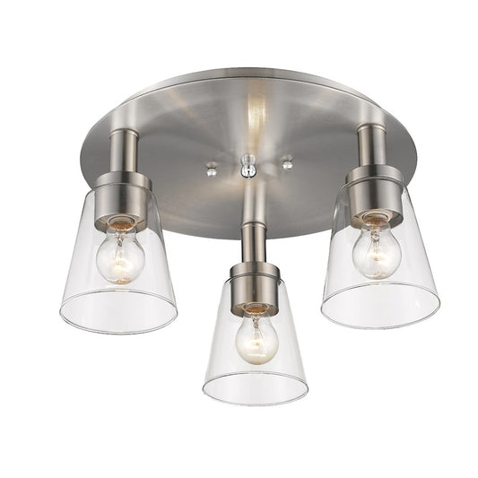 Artcraft Clarence 3 Light Flush Mount