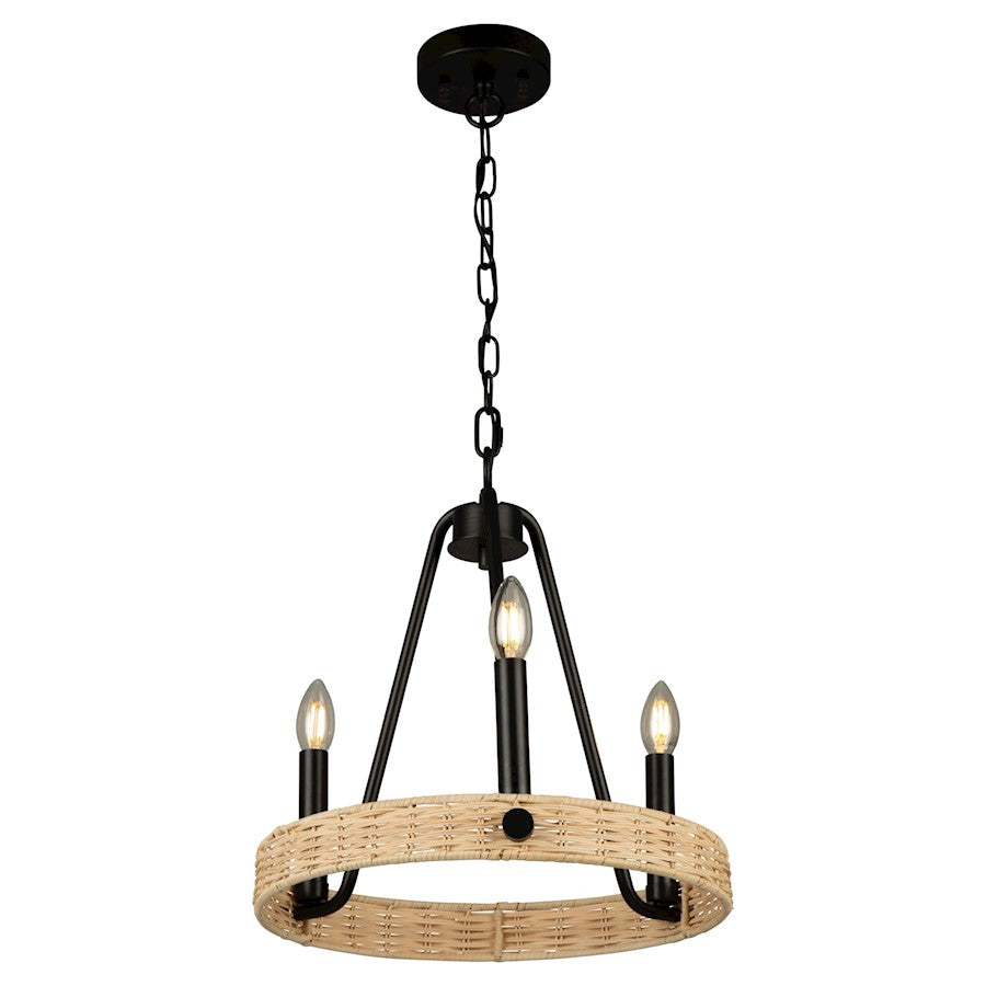 Perris Chandelier, Black