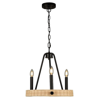 Perris Chandelier, Black