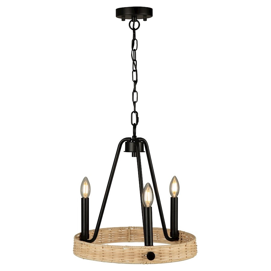 Perris Chandelier, Black