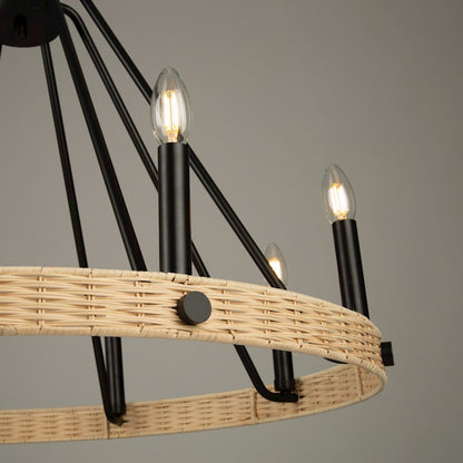 Perris Chandelier, Black