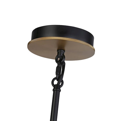 1 Light Pendant, Black