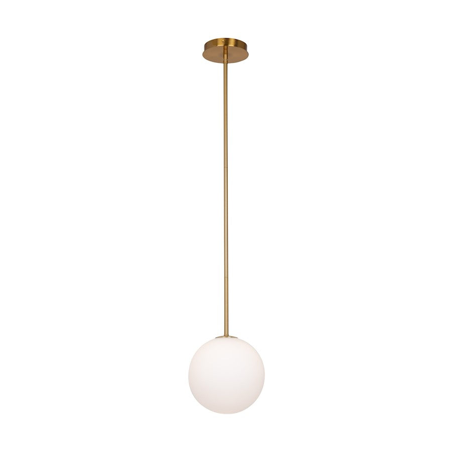 Artcraft Aurelia 1 Light Pendant, Brass - AC11761BR