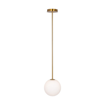 1 Light Pendant, Brass