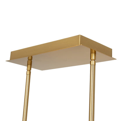 Artcraft Aurelia 4 Light Island/Pool Table, Brass