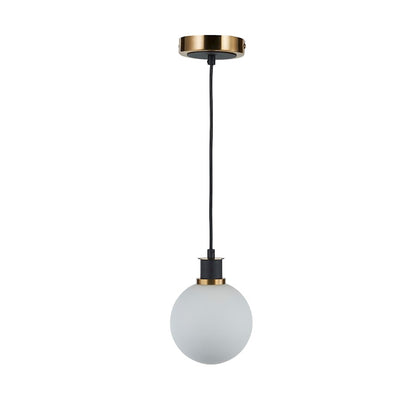 1 Light Pendant, Black