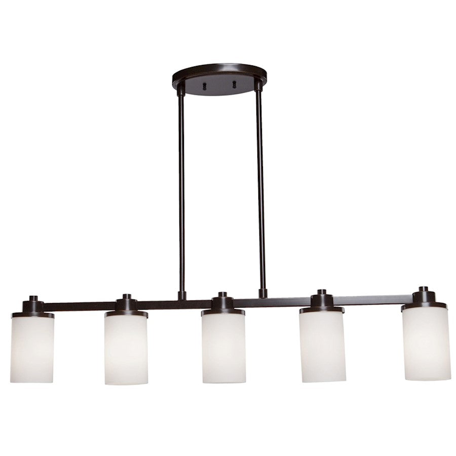 Artcraft Parkdale 5 Light 44" Island Light, Oil Rubbed Bronze - AC1306WH