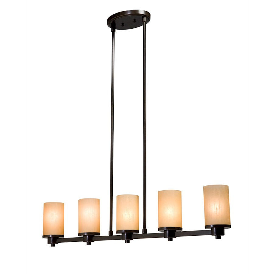 Artcraft Parkdale 5 Light Island Light, Oil Rubbed Bronze - AC1315OB