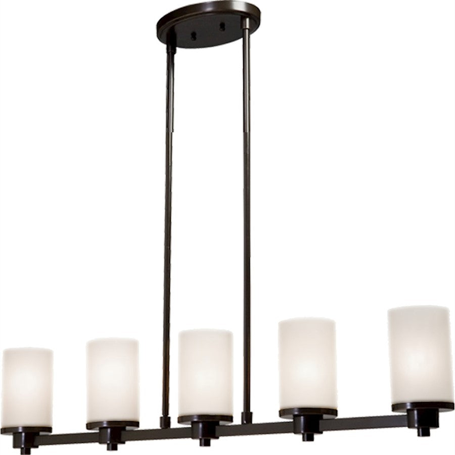 Artcraft Parkdale 5 Light 37" Island Light, Oil Rubbed Bronze - AC1315WH