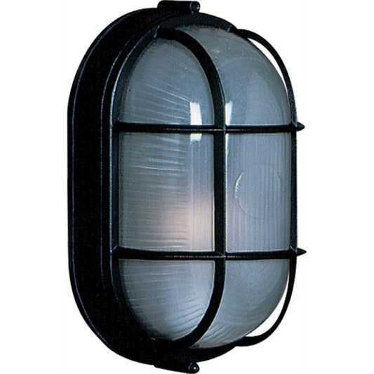 Artcraft Marine 1 Light 8" Outdoor Wall Light, Black - AC5662BK