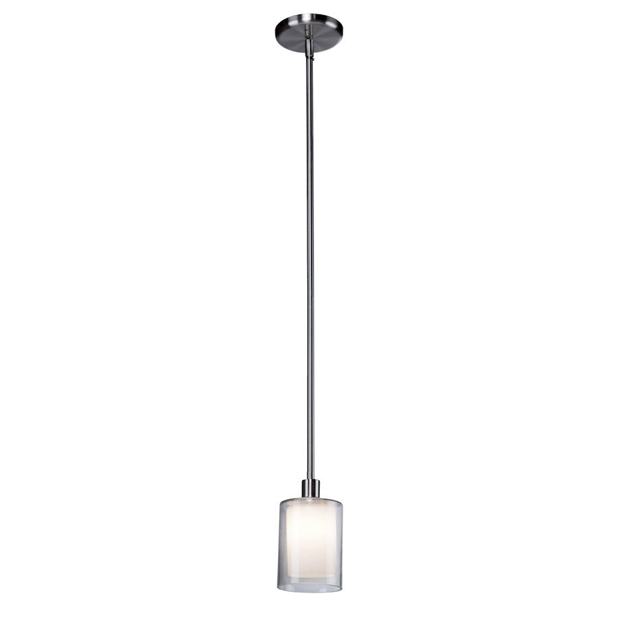 Artcraft Andover 1 Light Pendant, Polished Nickel - AC6531PN