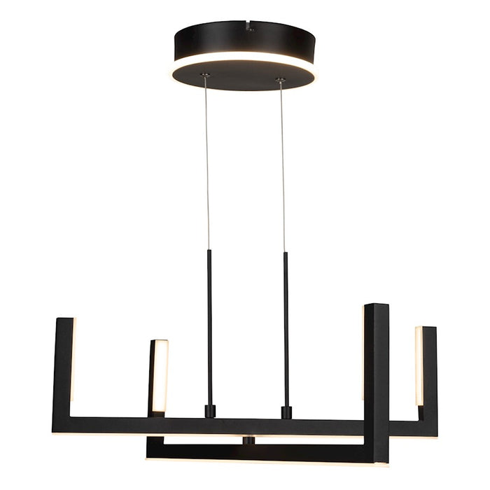 Artcraft Silicon Valley Integrated LED Chandelier, Black