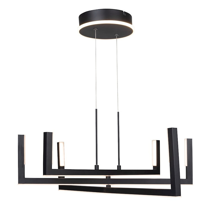 Artcraft Silicon Valley Integrated LED Chandelier, Black