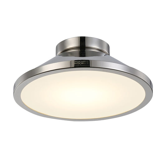 Artcraft Lucida Integrated LED Flush Mount, Black - AC7021BK