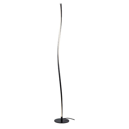 Artcraft Cortina 1 Light 59" LED Floor Lamp, Matte Black - AC7588BK