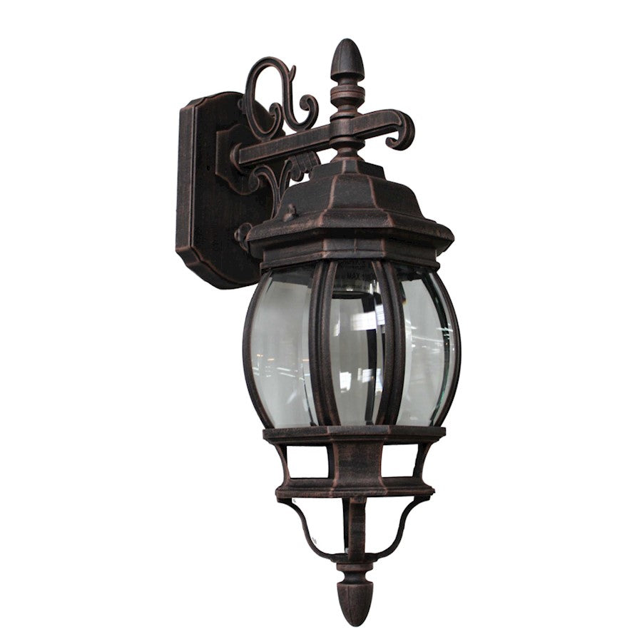 Artcraft Classico 1 Light 20" Outdoor Wall Light, Rust - AC8090RU