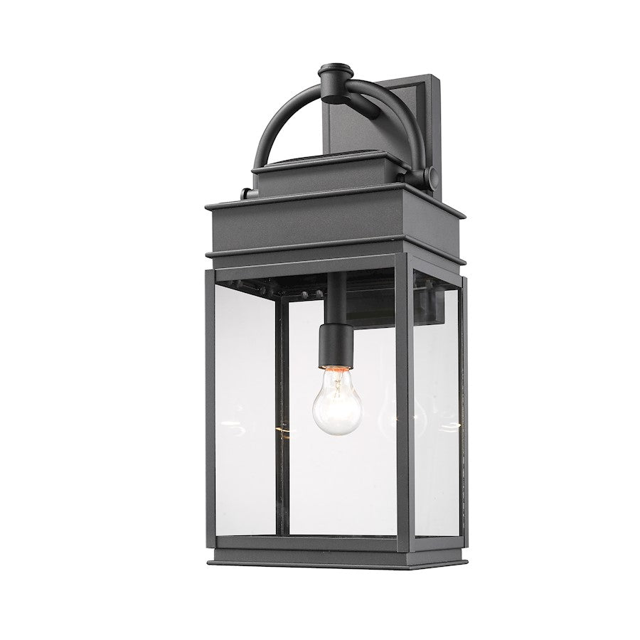 Artcraft Fulton 1 Light 24" Outdoor Wall Light, Black - AC8240BK