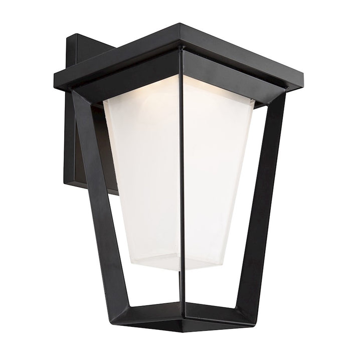 Artcraft Waterbury 15W LED Outdoor Wall Light, Black/Frosted - AC9182BK
