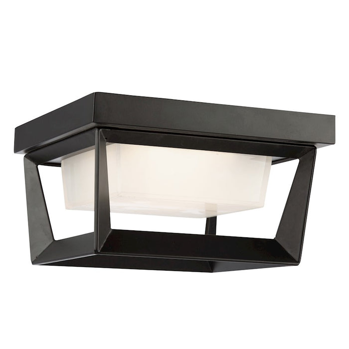 Artcraft Waterbury 12W LED Outdoor Flush Mount Black/Frosted