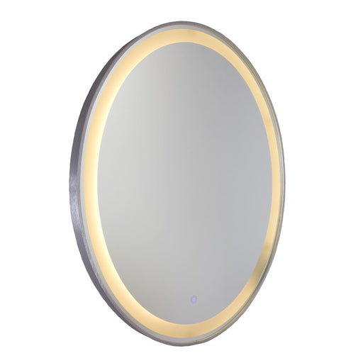 Artcraft Reflections 1 Light 29" Mirror, Brushed Aluminum - AM300