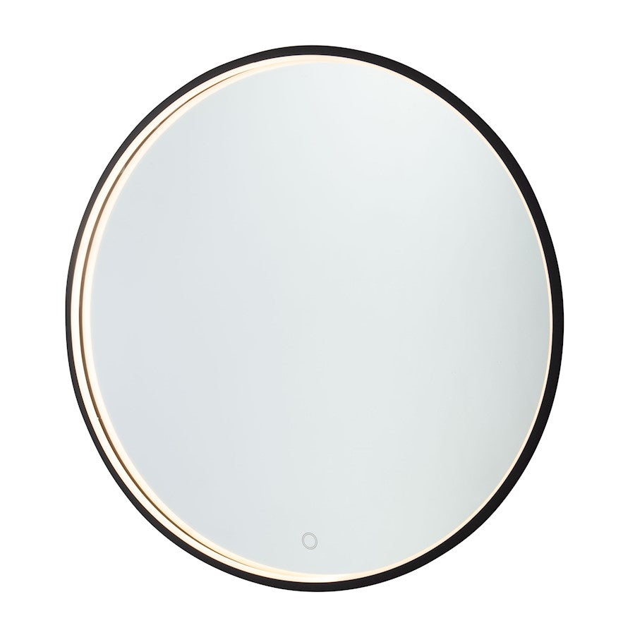 Artcraft Reflections 25W LED Mirror, Matte Black - AM319