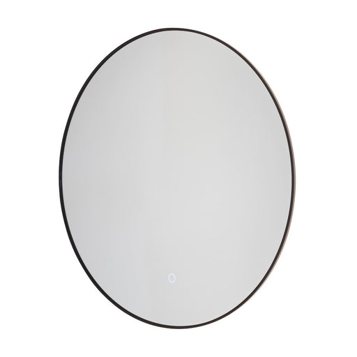 Artcraft Reflections 32" Integrated LED Wall Mirror, Matte Black - AM327