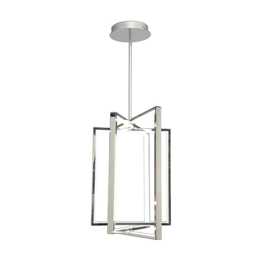 Artcraft Linear 1 Light 24" Chandelier, Chrome - SC13140CH