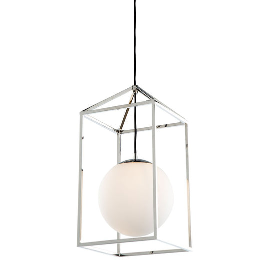 Artcraft Eclispse 1 Light Pendant, Polished Nickel - SC13271PN