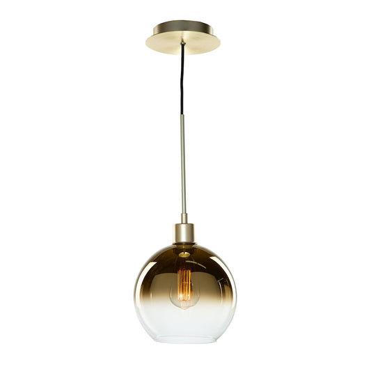 Artcraft Morning Mist 1 Light Pendant, Gold/Clear - SC13281GD