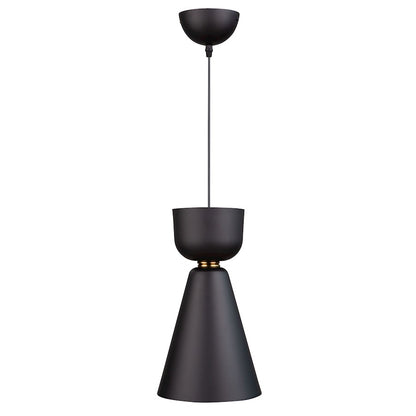 1 Light Pendant, Matte Black