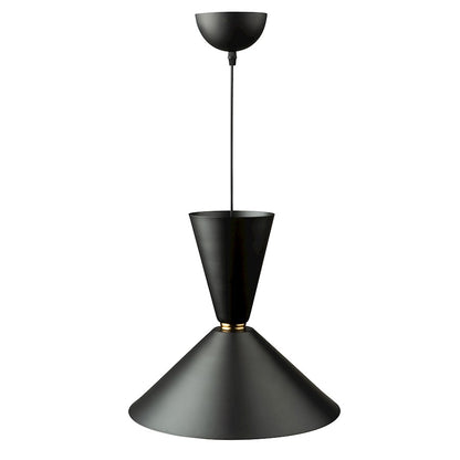 1 Light Pendant, Matte Black